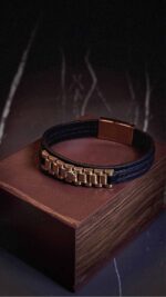 دستبند چرم Rolex