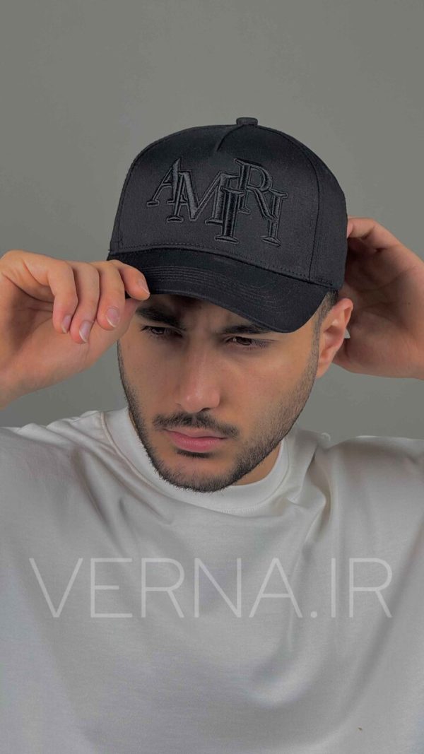 کلاه لبه دار AMIRI مشکی 1
