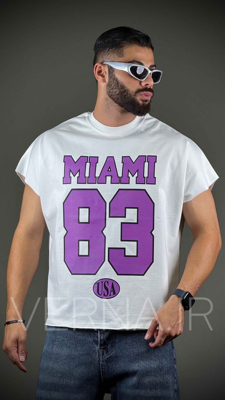 IMG_4198 وست مردانه MIAMI سفید 1