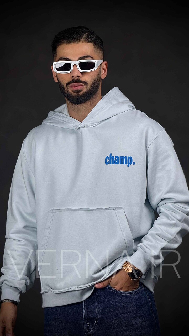IMG_2866 هودی پشت چاپ مردانه CHAMP - Image 1