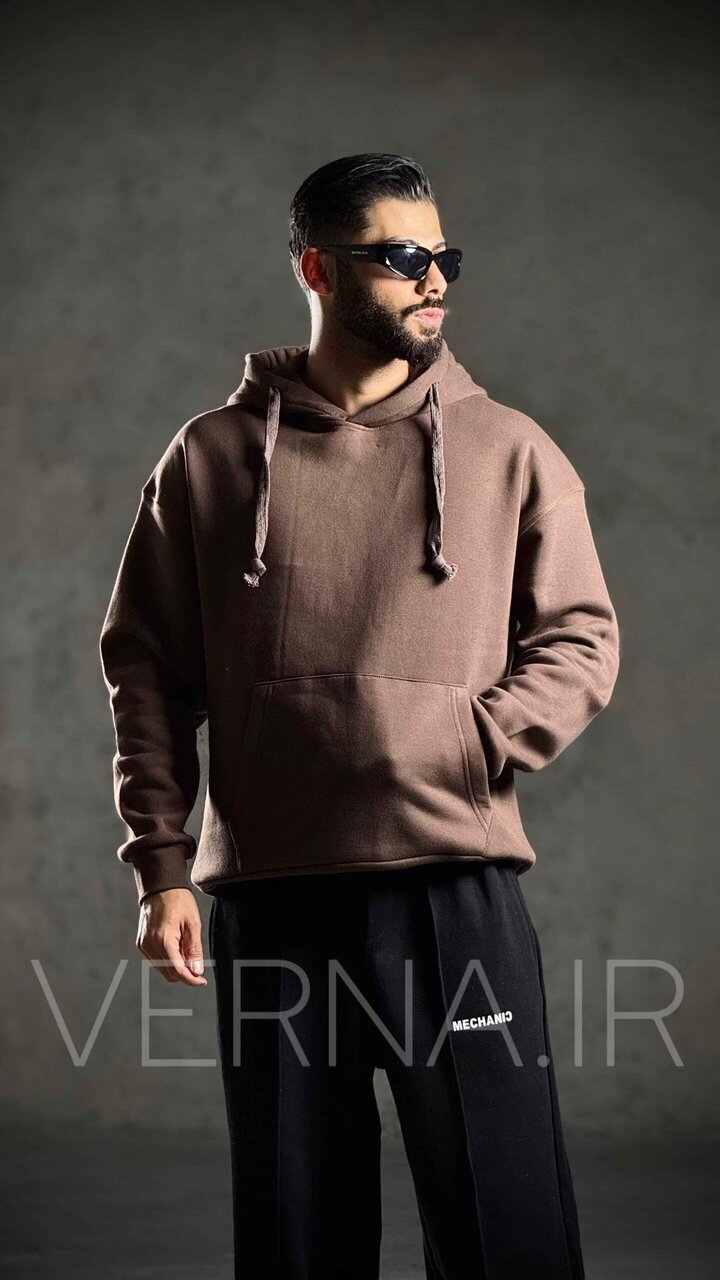 IMG_2676 هودی بیسیک مردانه ZARA - Image 1