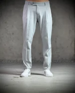 شلوار راسته مردانه گاباردین SF684طوسی1