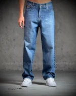 شلوار بگ مردانه جین BB 840ابی2