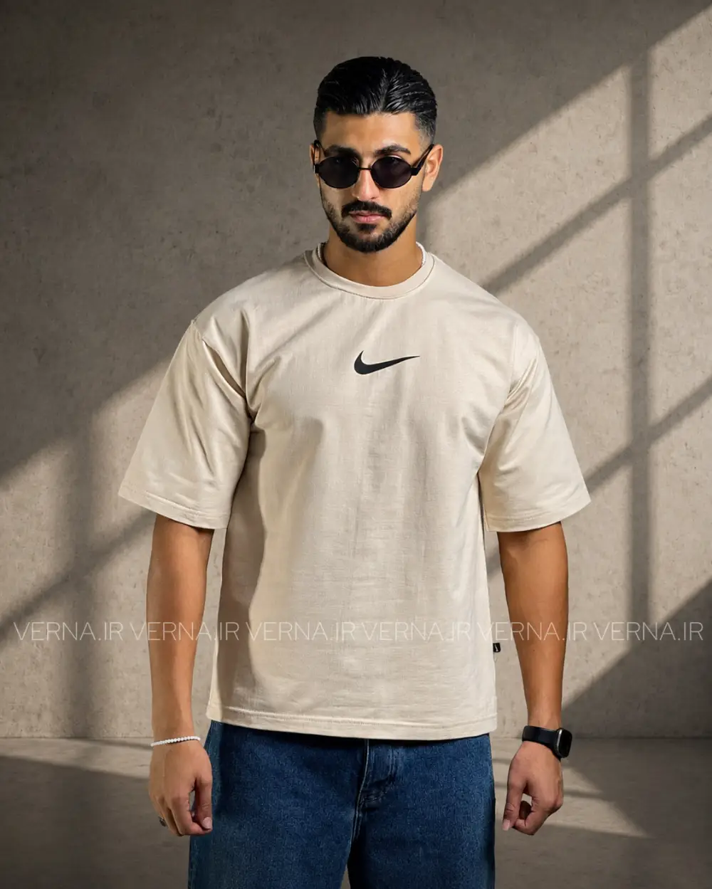 4-5-1405--shirts-22 تیشرت مردانه دونخ NIKE کرم3