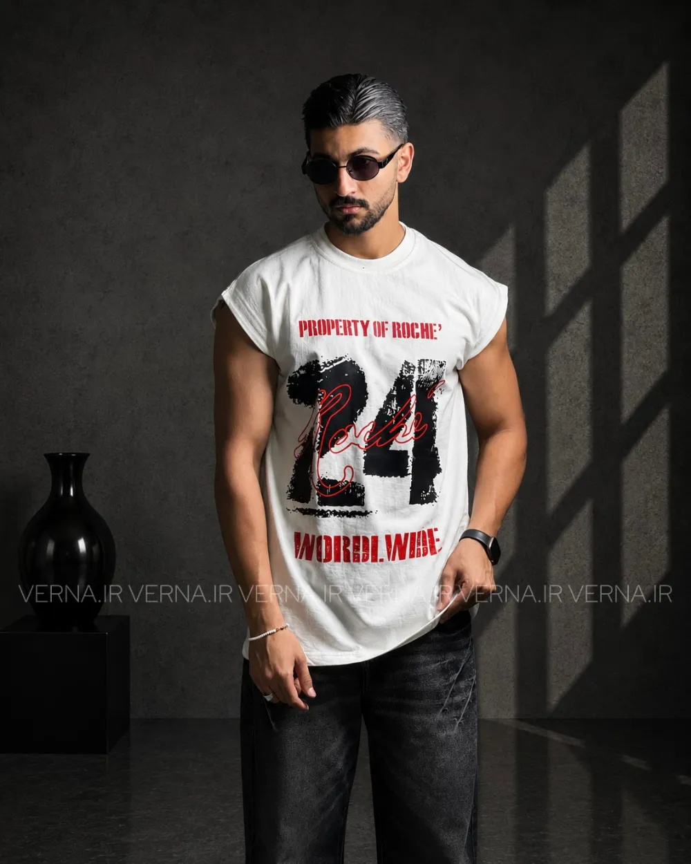 IMG_8576 وست مردانه WORLD WIDE سفید 1