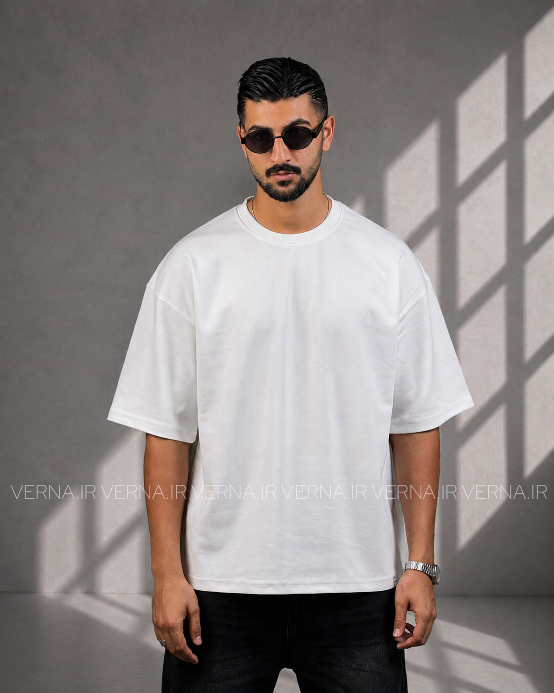 1405-05-19 (119)_1 تیشرت مردانه بیسیک باکسیDF9968 سفید 1