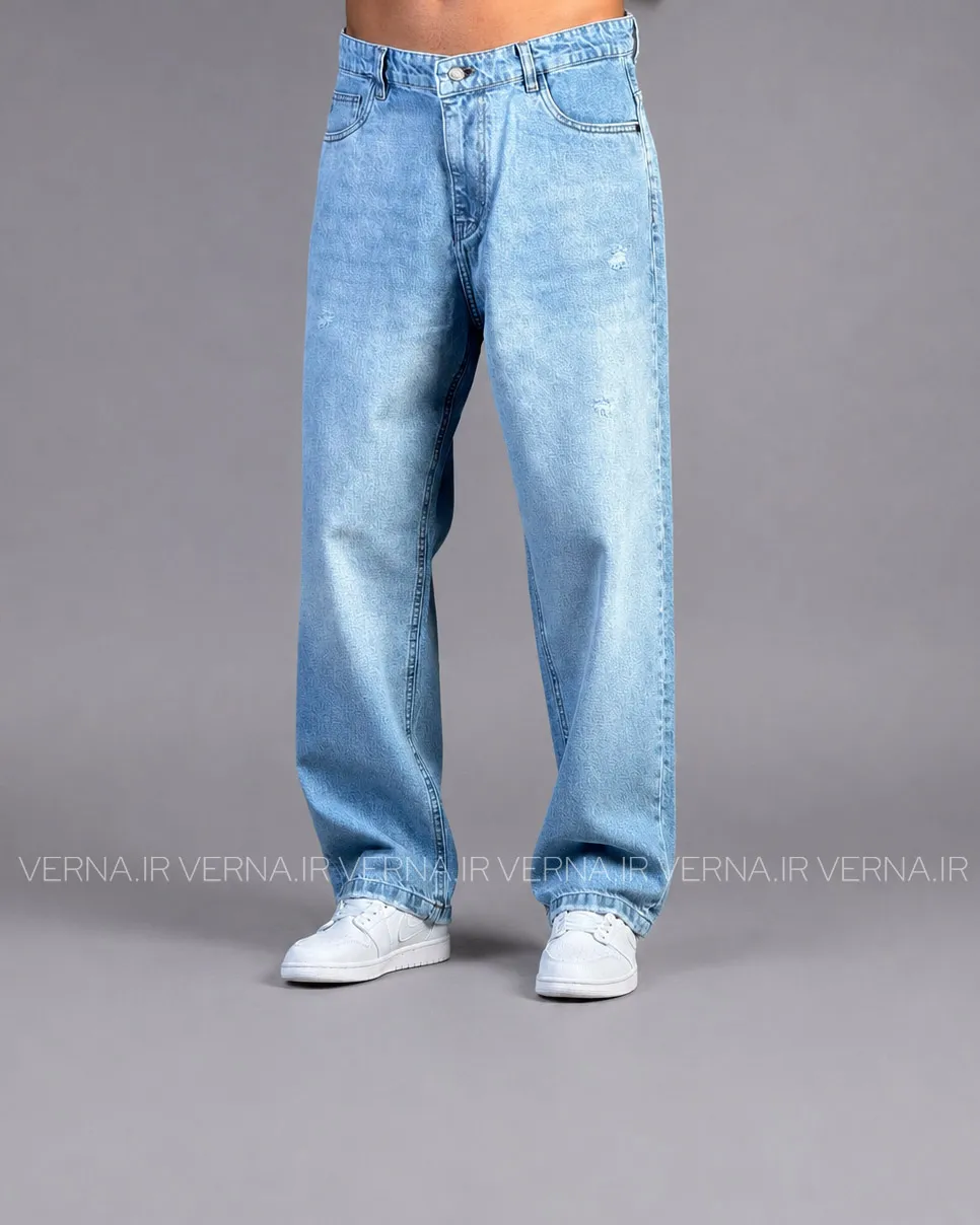 1405-06-08 (13)_1 شلوار بگ جین مردانه RHUDE 3558 آبی روشن 1