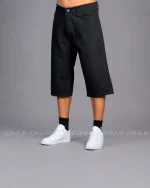 شلوارک جین جورتس مردانه ZARA 643/18 مشکی 1