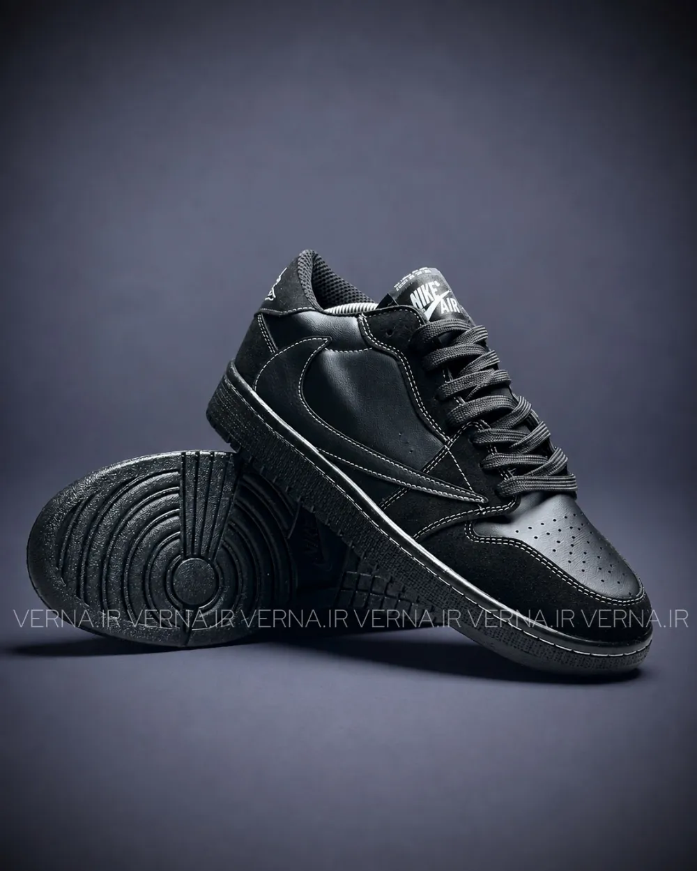 15 کتونی ونس مردانه NIKE AIR JORDAN تمام مشکی 1