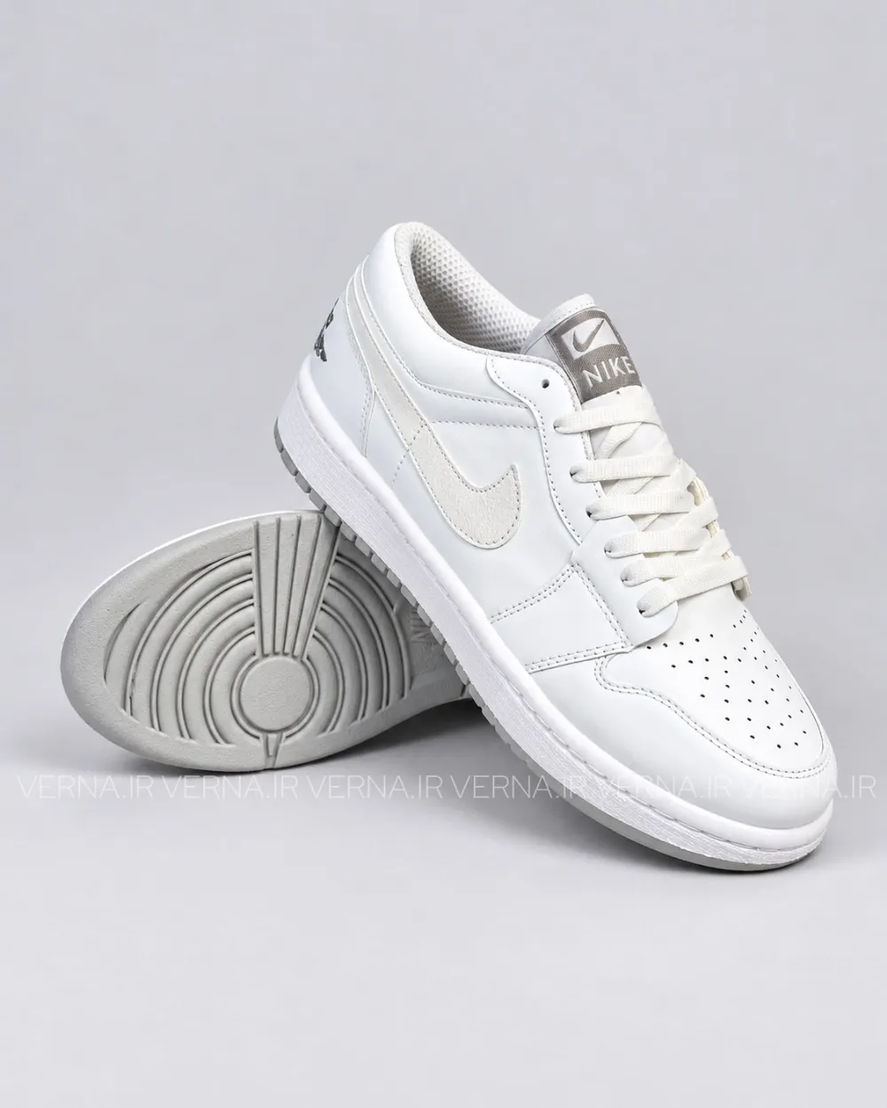 کتونی ونس مردانه NIKE-JORDAN1تمام سفید2