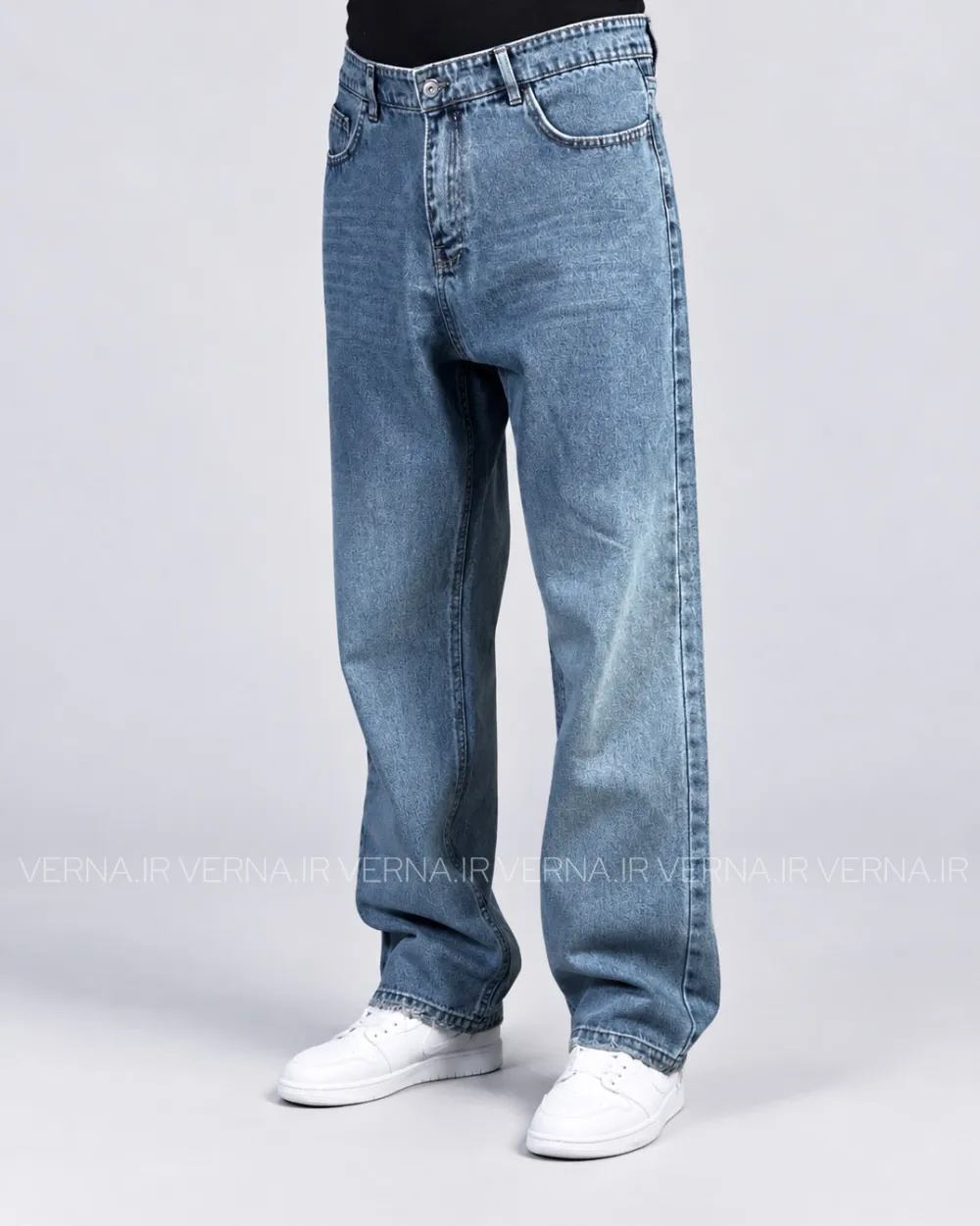شلوار بگ جین مردانه ZARA 26/5 آبی کثیف