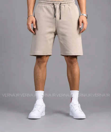شلوارک مردانه BALENCIAGA نسکافه ای 1