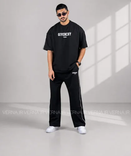 ست مردانه تیشرت و شلوار بگ GIVENCHY 2